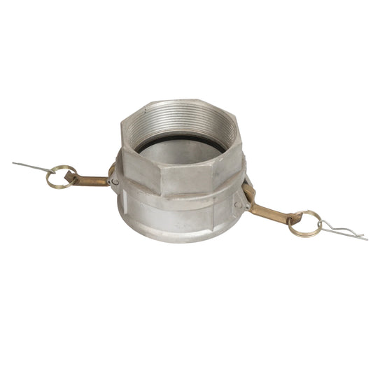 Part D 4" (Aluminum) Female Thread to Female Coupler