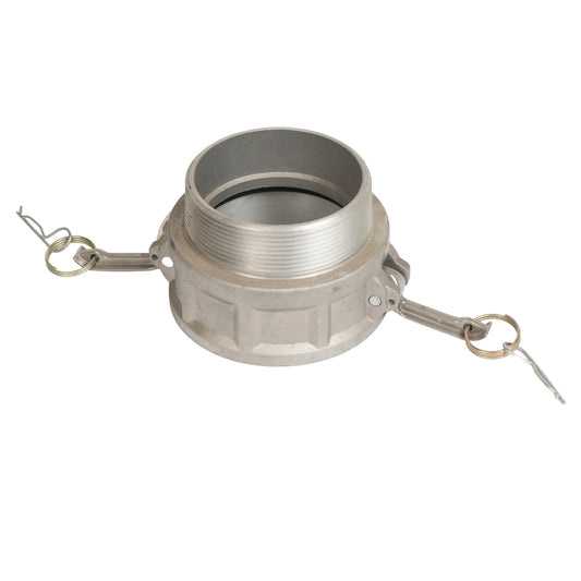 Part B 4" (Aluminum) Male Thread to Female Coupler