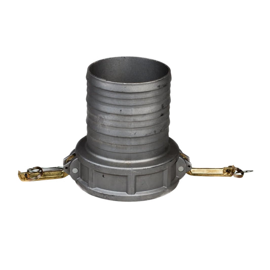 Part C 4" (Aluminum) Hose Shank to Female Coupler