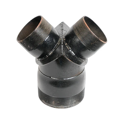 Threaded NPT Splitter Reducer 6" - 4" x 2