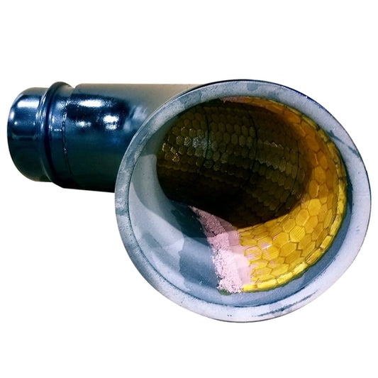 Ceramic Lined 8" 90° Elbow (half lined)