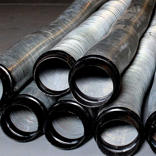 Steel Flex 18 ga Galvanized 6" x 50' w/ ringlock ends