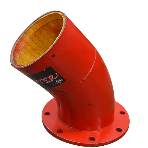 Ceramic Lined 8" Porthole Elbow W/ Hose End