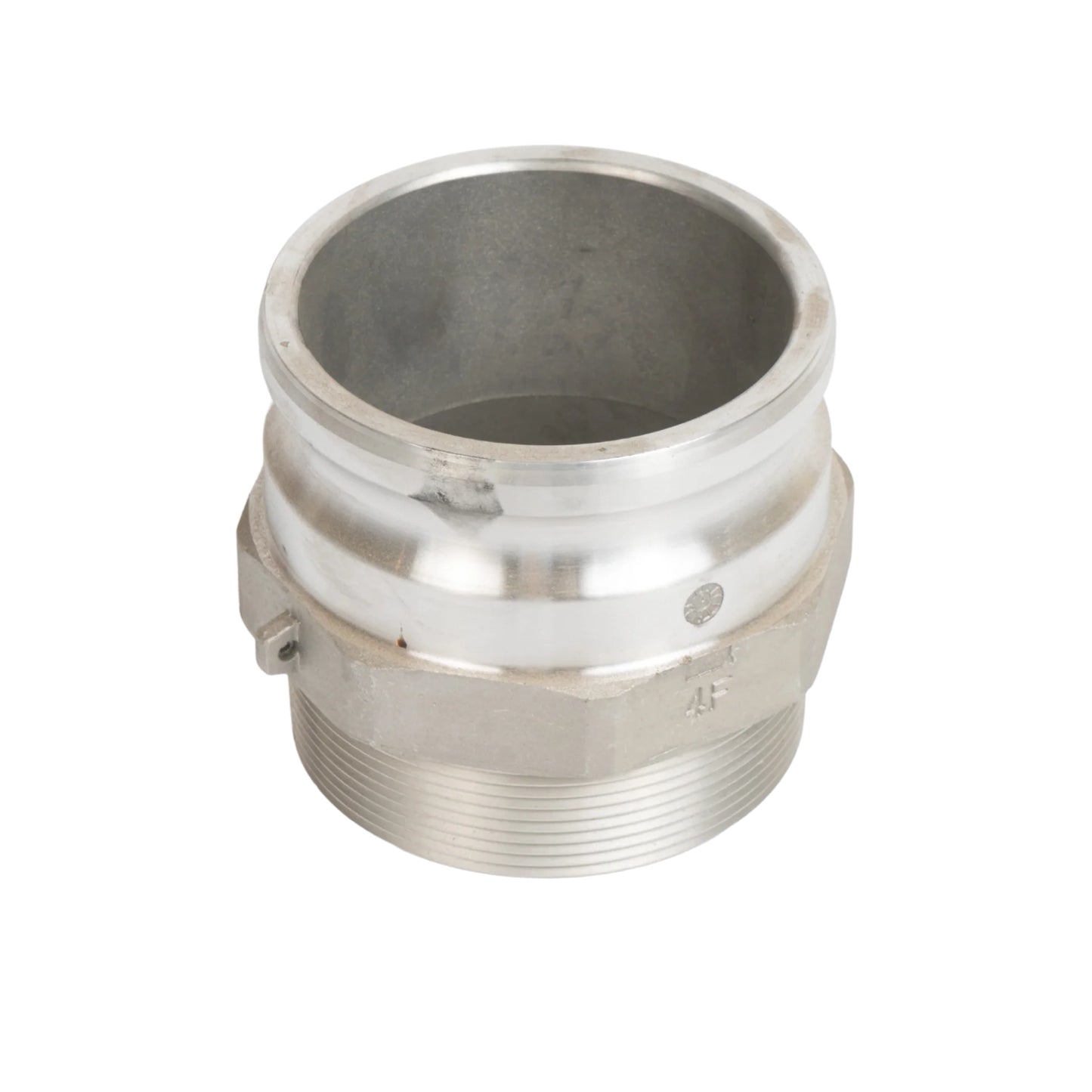 Part F 4" (Aluminum) Male Thread to Male Adapter