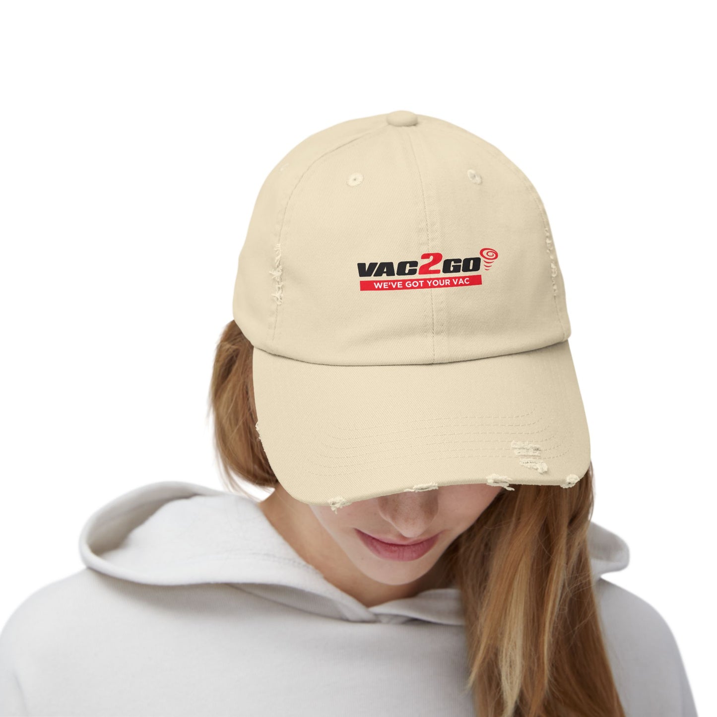 Vac2Go Unisex Distressed Cap