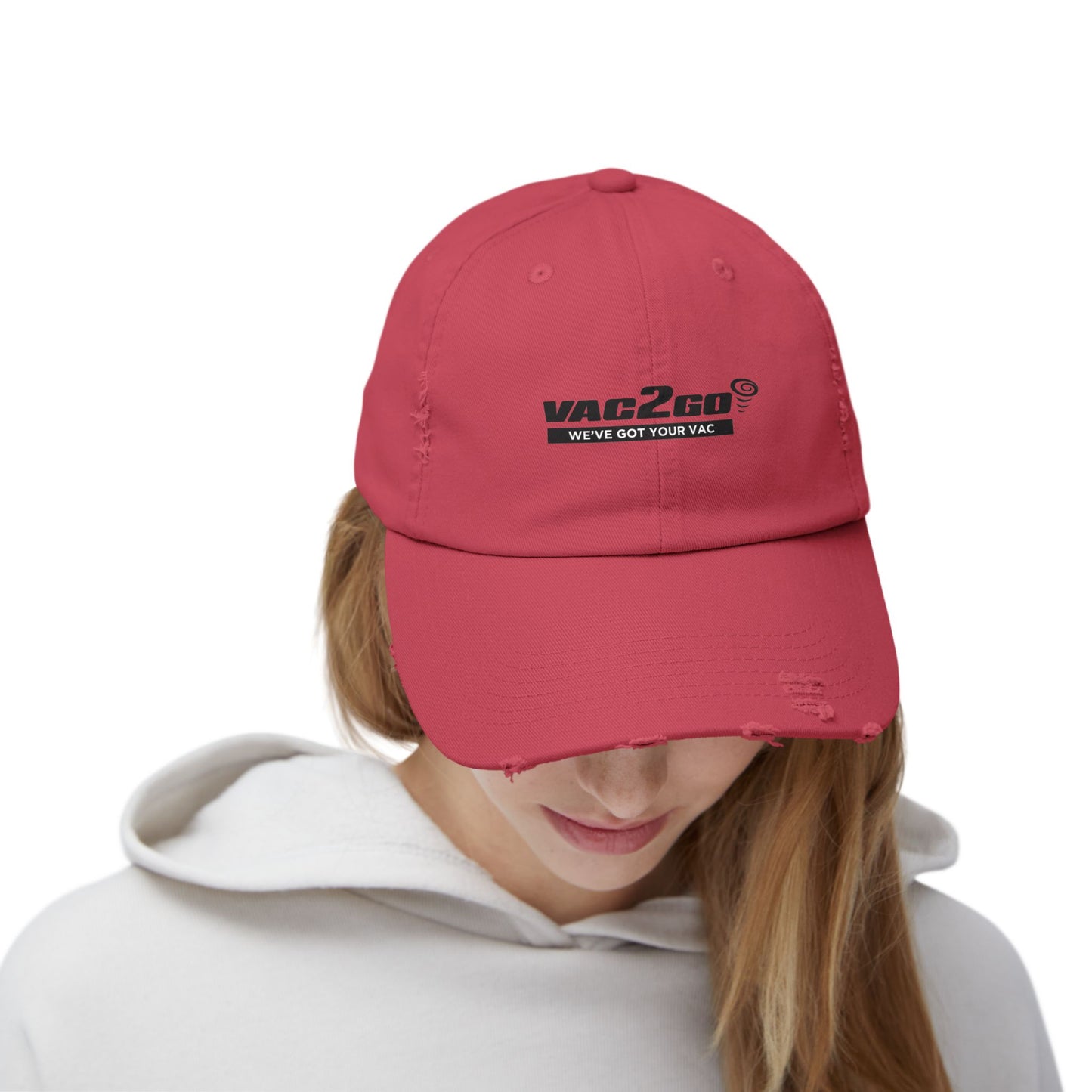 Vac2Go Unisex Distressed Cap