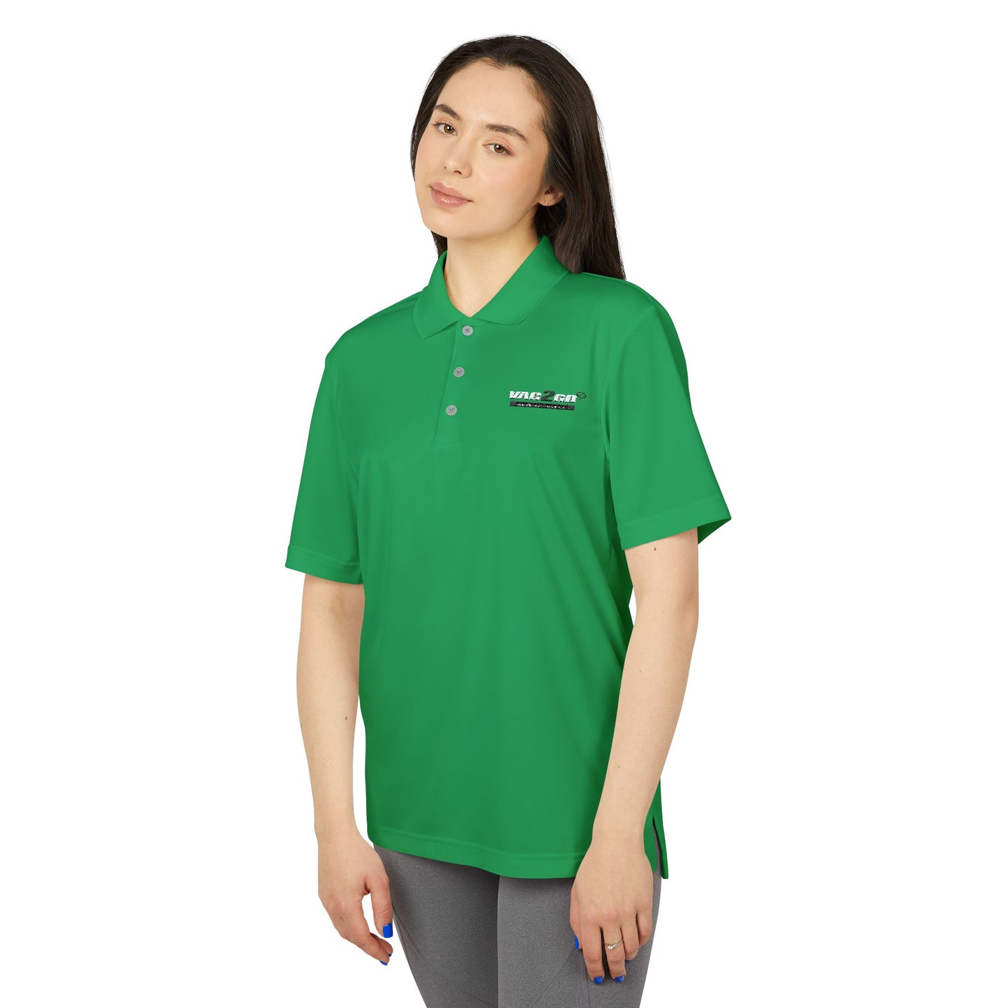 Vac2Go Adidas Unisex Performance Polo (Other Color Options)