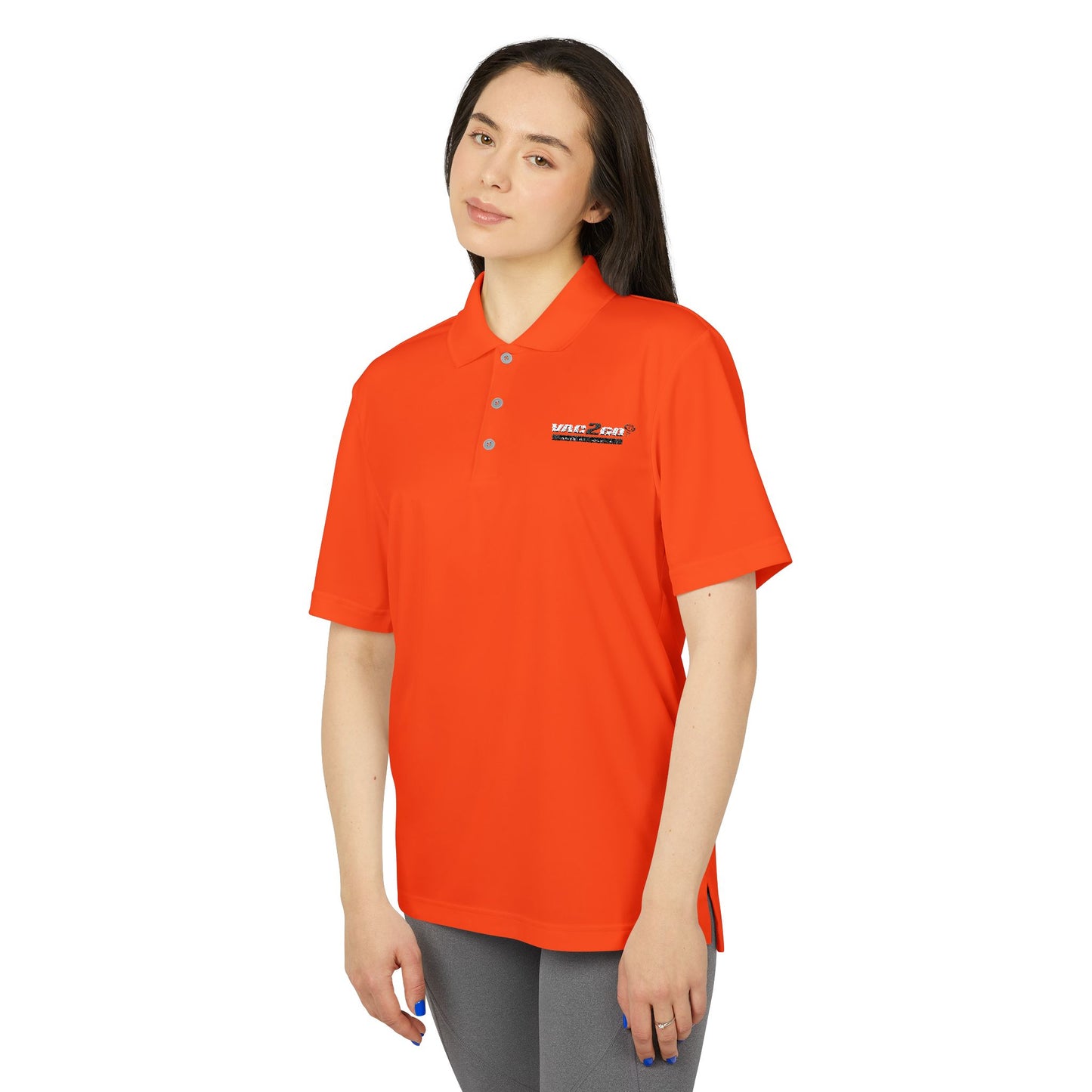 Vac2Go Adidas Unisex Performance Polo (Other Color Options)