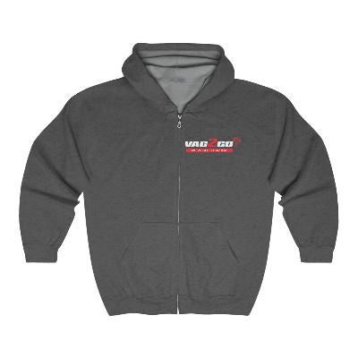 Vac2Go Unisex Full Zip Hooded Sweatshirt