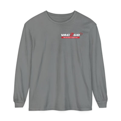 Vac2Go Unisex Garment-dyed Long Sleeve T-Shirt